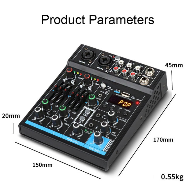 Scheda audio Bluetooth USB 4 vie bilanciata per PC