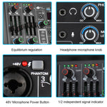 Scheda audio Bluetooth USB 4 vie bilanciata per PC