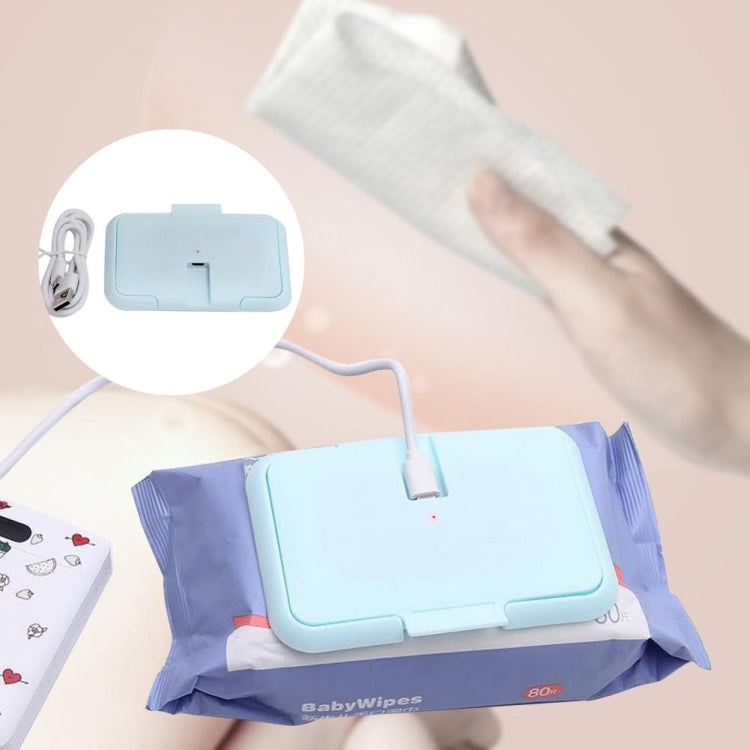 Scaldasalviette bagnato USB portatile per auto domestica, USB Light Blue, USB Pink, USB White
