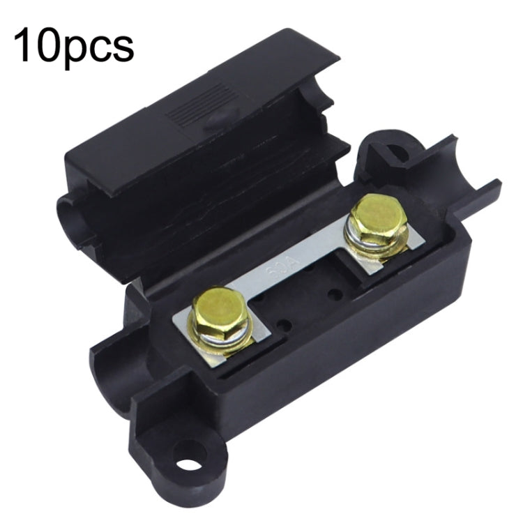 10pcs piccolo forcella bullone fusibile blocco auto aria condizionata fino in fondo portafusibili scatola dei fusibili, 10pcs Fuse Holder