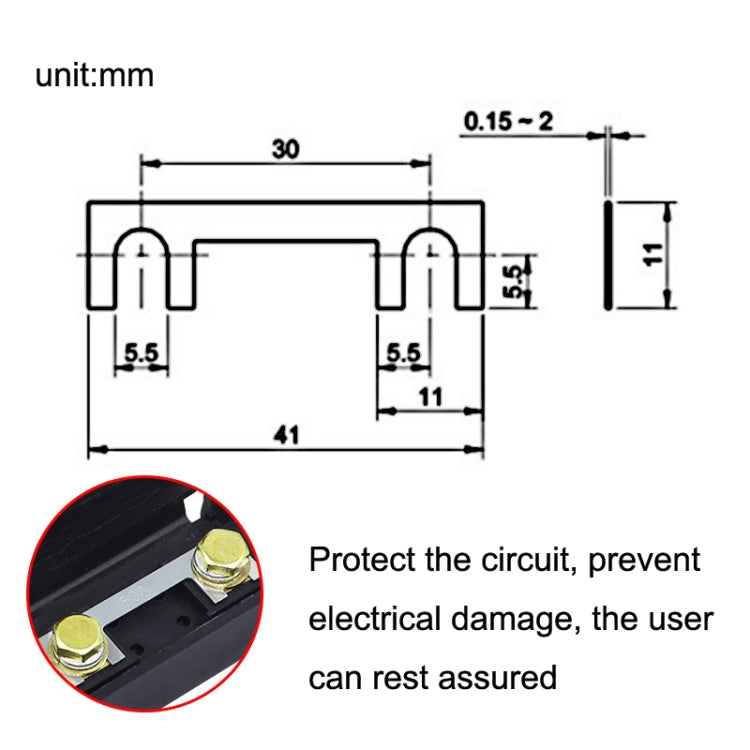 10pcs piccolo forcella bullone fusibile blocco auto aria condizionata fino in fondo portafusibili scatola dei fusibili, 10pcs Fuse Holder