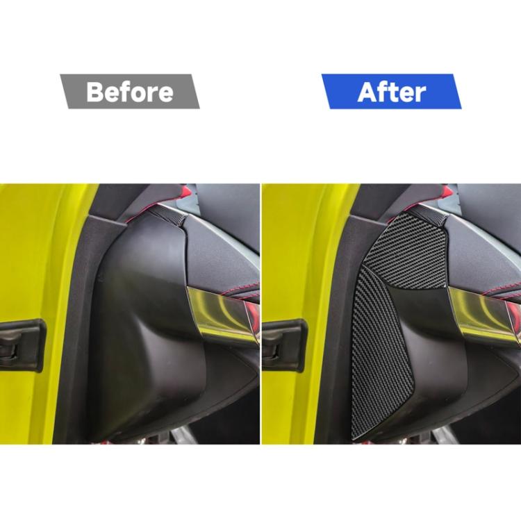 Adesivi decorativi per slot anteriore per Chevrolet Corvette C8, 4 pezzi/set