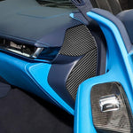 Adesivi decorativi per slot anteriore per Chevrolet Corvette C8, 4 pezzi/set
