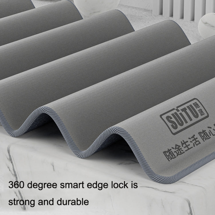 SUITU ST-9000 2 pezzi doppio panno per la pulizia dell'auto in pelle scamosciata panno per il lavaggio a secco, dimensioni:, 30x40cm, 40x40cm, 35x75cm