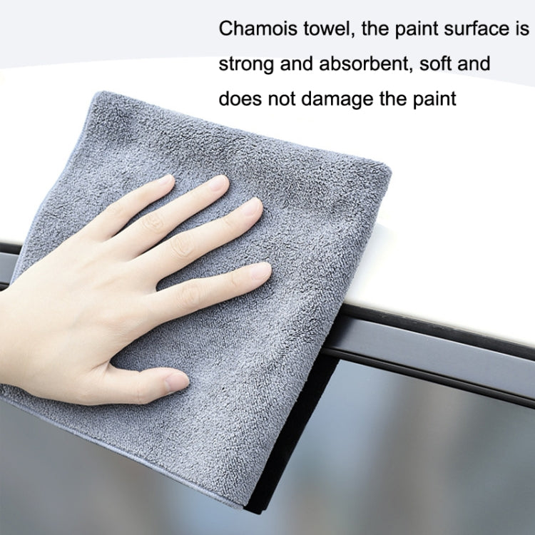 SUITU ST-9000 2 pezzi doppio panno per la pulizia dell'auto in pelle scamosciata panno per il lavaggio a secco, dimensioni:, 30x40cm, 40x40cm, 35x75cm