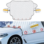 SUITU R-3945 Parabrezza invernale per auto Parabrezza antineve Sbrinamento Parasole Abbigliamento per auto ispessito, Stile:, Non-magnet Clip Door, Non-magnet With Earmuffs, 5 Magnets With Earmuffs, Non-magnet Three Layers Thickened                    ...