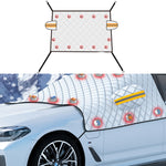 SUITU R-3945 Parabrezza invernale per auto Parabrezza antineve Sbrinamento Parasole Abbigliamento per auto ispessito, Stile:, Non-magnet Clip Door, Non-magnet With Earmuffs, 5 Magnets With Earmuffs, Non-magnet Three Layers Thickened                    ...