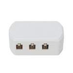 6 porte 2510 hub splitter scatola di giunzione connettori distributore adattatore luce armadio, 6 Ports  Without DC Header, 6 Ports With DC Head