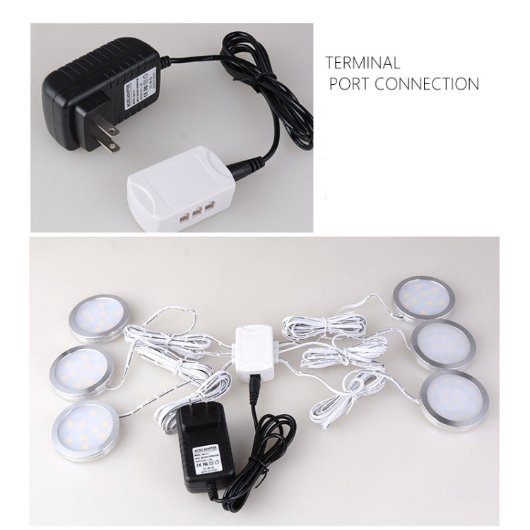 6 porte 2510 hub splitter scatola di giunzione connettori distributore adattatore luce armadio, 6 Ports  Without DC Header, 6 Ports With DC Head