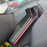 Adesivi per altoparlanti del montante A interno per Chevrolet Corvette C8, set da 6 pezzi.