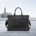 Bopai 11-98811 Cartella Messenger per borsa per laptop di grande capacità da lavoro in pelle, 11-98811
