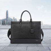 Bopai 11-98811 Cartella Messenger per borsa per laptop di grande capacità da lavoro in pelle, 11-98811