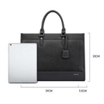 Bopai 11-98811 Cartella Messenger per borsa per laptop di grande capacità da lavoro in pelle, 11-98811