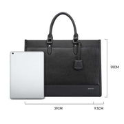 Bopai 11-98811 Cartella Messenger per borsa per laptop di grande capacità da lavoro in pelle, 11-98811