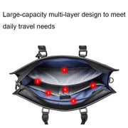 Bopai 11-98811 Cartella Messenger per borsa per laptop di grande capacità da lavoro in pelle, 11-98811