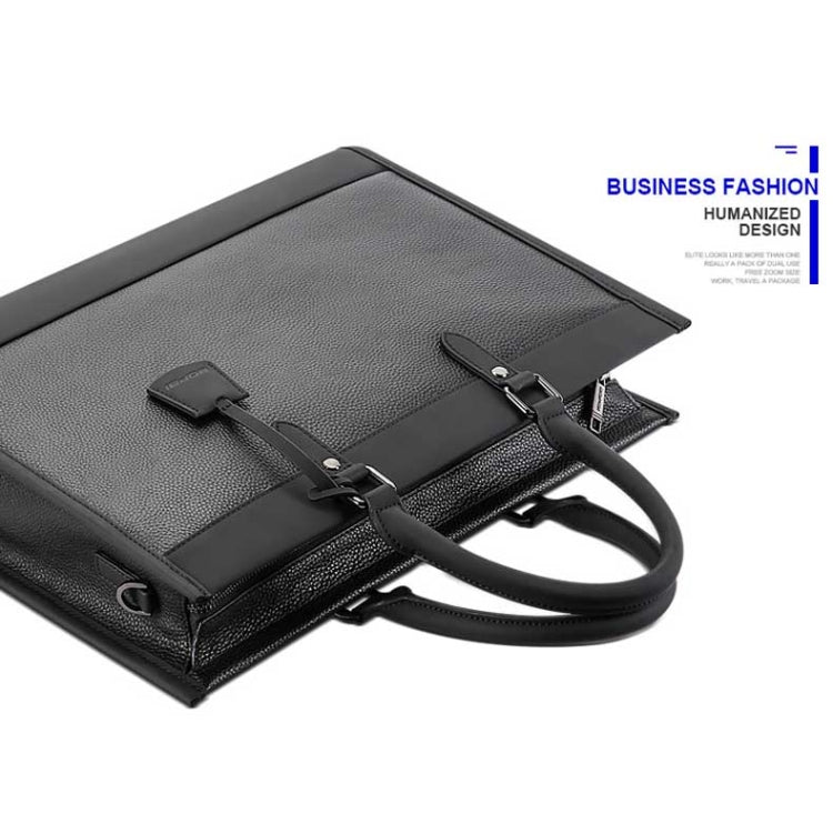Bopai 11-98811 Cartella Messenger per borsa per laptop di grande capacità da lavoro in pelle, 11-98811