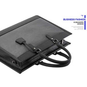 Bopai 11-98811 Cartella Messenger per borsa per laptop di grande capacità da lavoro in pelle, 11-98811