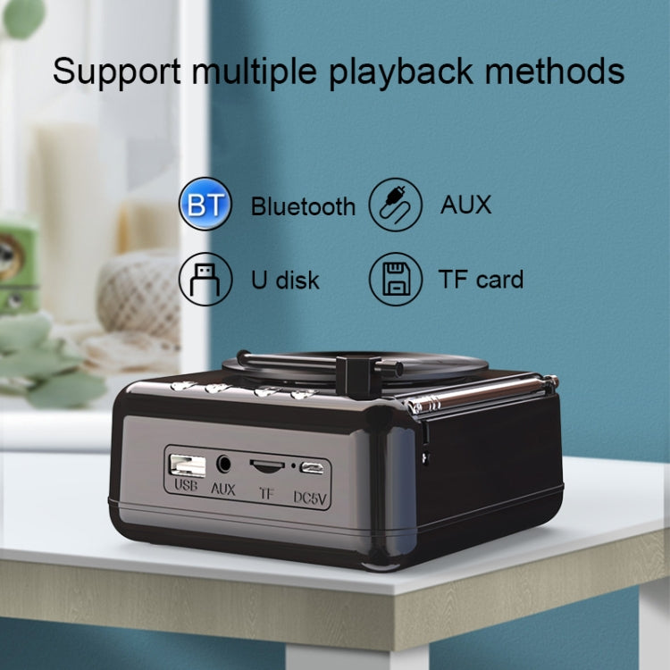 Mini altoparlante Bluetooth giradischi H3 design vinile