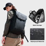 BANGE BG-2575 Zaino per laptop impermeabile antifurto Zaino da lavoro quotidiano da 15,6 pollici, BG-2575 Black, BG-2575  Grey