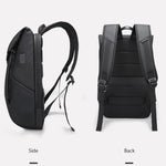 BANGE BG-2575 Zaino per laptop impermeabile antifurto Zaino da lavoro quotidiano da 15,6 pollici, BG-2575 Black, BG-2575  Grey