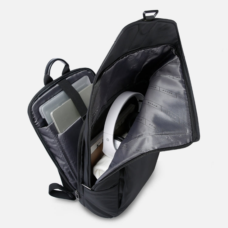 BANGE BG-2575 Zaino per laptop impermeabile antifurto Zaino da lavoro quotidiano da 15,6 pollici, BG-2575 Black, BG-2575  Grey