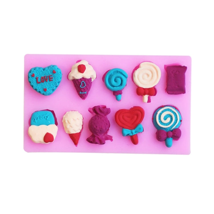 Set 2 stampi in silicone per biscotti e cioccolato