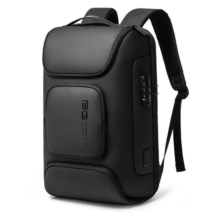 BANGE BG-7216plus Zaino da viaggio impermeabile antifurto da uomo Borsa per laptop da 15,6 pollici, BG-7216plus (Black), BG-7216plus (Grey)