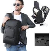 BANGE BG-7216plus Zaino da viaggio impermeabile antifurto da uomo Borsa per laptop da 15,6 pollici, BG-7216plus (Black), BG-7216plus (Grey)