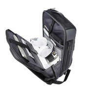 BANGE BG-7216plus Zaino da viaggio impermeabile antifurto da uomo Borsa per laptop da 15,6 pollici, BG-7216plus (Black), BG-7216plus (Grey)