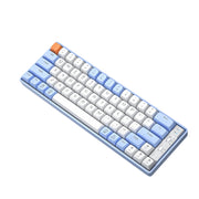 LANGTU GK65 65 tasti tastiera meccanica da gioco wireless / Bluetooth / cablata a tre modelli, lunghezza cavo: 1,5 m, GK65 (Sky Blue), GK65 (Milk White)