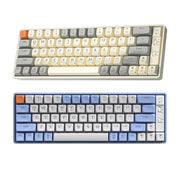 LANGTU GK65 65 tasti tastiera meccanica da gioco wireless / Bluetooth / cablata a tre modelli, lunghezza cavo: 1,5 m, GK65 (Sky Blue), GK65 (Milk White)