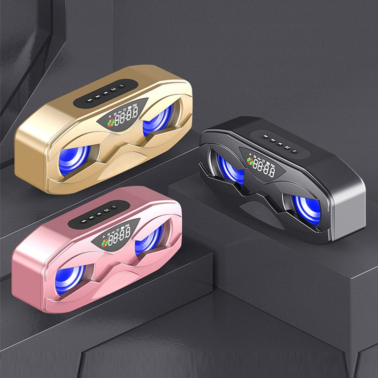 Altoparlante Bluetooth con display digitale audio surround 6D portatile M5