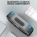 Altoparlante Bluetooth portatile M5 con display digitale