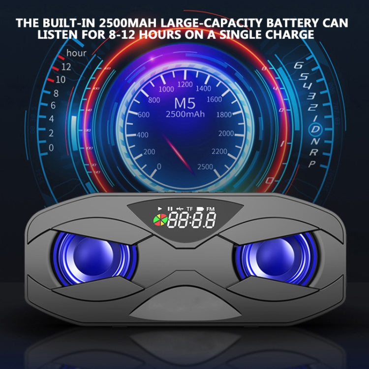 Altoparlante Bluetooth portatile M5 con display digitale