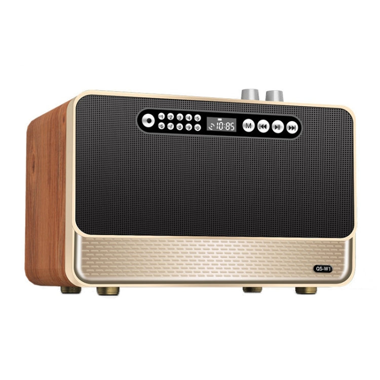 Altoparlante Bluetooth wireless in legno W1 con effetti HIFI