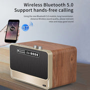 Altoparlante Bluetooth wireless HIFI in legno W1
