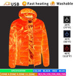 Giacca riscaldata elettrica invernale USB Giacca termica calda, 4 Zone Blue S, 4 Zone Blue M, 4 Zone Blue L, 4 Zone Blue XL, 4 Zone Blue XXL, 4 Zone Blue 3XL, 4 Zone Blue 4XL, 4 Zone Black  S, 4 Zone Black  M, 4 Zone Black  L, 4 Zone Black  XL         ...