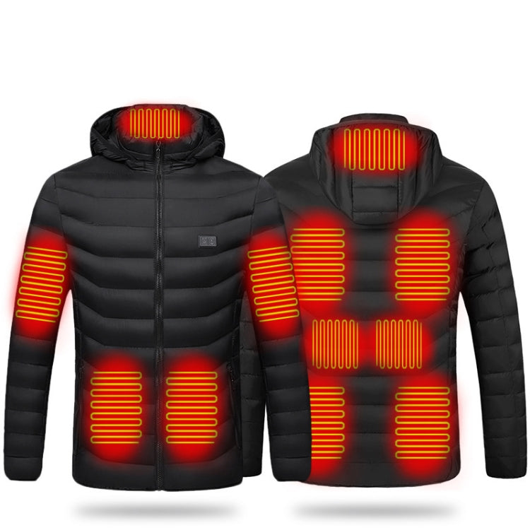 Giacca riscaldata elettrica invernale USB Giacca termica calda, 9 Zone Blue XL, 9 Zone Blue XXL, 9 Zone Blue 3XL, 9 Zone Blue 4XL, 9 Zone Red S, 9 Zone Red M, 9 Zone Red L, 9 Zone Red XL, 9 Zone Red XXL, 9 Zone Red 3XL, 9 Zone Red 4XL                  ...
