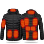 Giacca riscaldata elettrica invernale USB Giacca termica calda, 9 Zone Blue XL, 9 Zone Blue XXL, 9 Zone Blue 3XL, 9 Zone Blue 4XL, 9 Zone Red S, 9 Zone Red M, 9 Zone Red L, 9 Zone Red XL, 9 Zone Red XXL, 9 Zone Red 3XL, 9 Zone Red 4XL                  ...