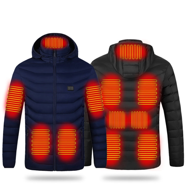Giacca riscaldata elettrica invernale USB Giacca termica calda, 9 Zone Blue XL, 9 Zone Blue XXL, 9 Zone Blue 3XL, 9 Zone Blue 4XL, 9 Zone Red S, 9 Zone Red M, 9 Zone Red L, 9 Zone Red XL, 9 Zone Red XXL, 9 Zone Red 3XL, 9 Zone Red 4XL                  ...
