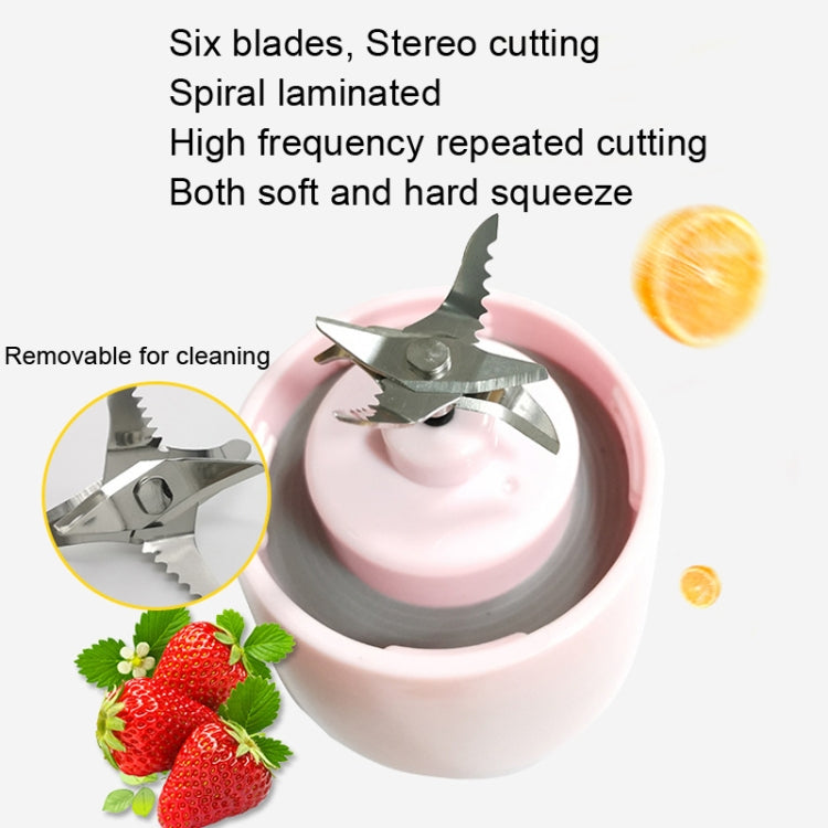10 PZ CA-AD540 Bicchiere per succo elettrico portatile Lama con denti a sei lame, Six Leaf With Teeth