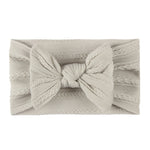 5 pezzi Copricapo per bambini in nylon jacquard morbido Fascia per capelli con fiocco per bambini