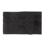 5 pezzi Copricapo per bambini in nylon jacquard morbido Fascia per capelli con fiocco per bambini