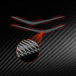 Adesivo decorativo per paraurti, set da 2 pezzi, per Chevrolet Corvette C8