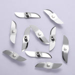 50 PCS CA-M239 Lama per spremiagrumi portatile Lama a semicerchio Dritto in acciaio inossidabile 304 Coltello per mescolare, Semi-Circle Straight