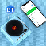 Giradischi Bluetooth Manovo H3 retrò con batteria integrata