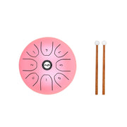 Shuffle SD-5 Strumento a percussione a tamburo vuoto spensierato con lingua in acciaio da 5,5 pollici, Shuffle Yellow, Shuffle Pink, Shuffle Purple, Shuffle Green
