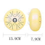 Shuffle SD-5 Strumento a percussione a tamburo vuoto spensierato con lingua in acciaio da 5,5 pollici, Shuffle Yellow, Shuffle Pink, Shuffle Purple, Shuffle Green