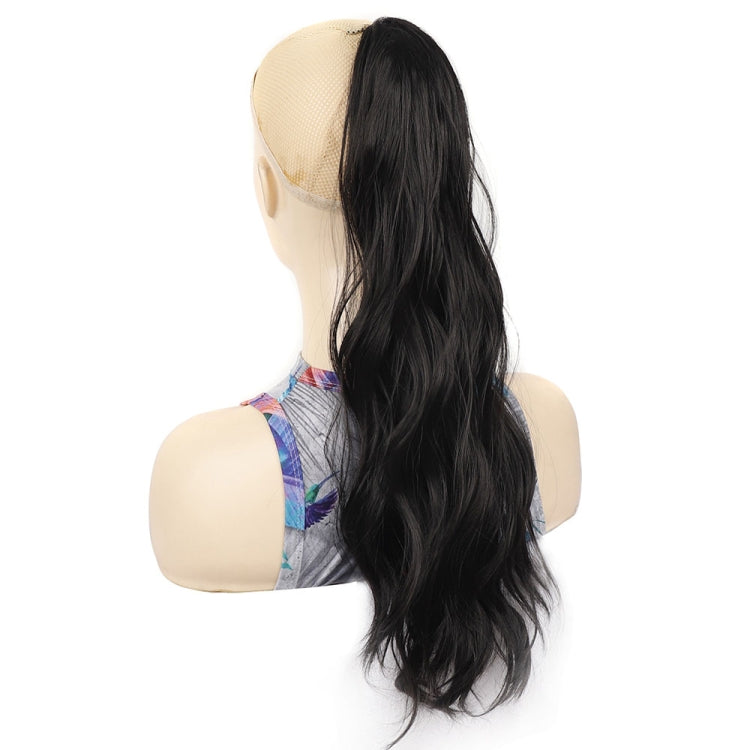 P96 Parrucca con clip Lunga coda di cavallo Ondulazione dell'acqua Parrucca riccia lunga