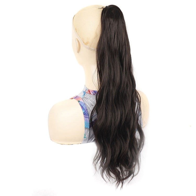P96 Parrucca con clip Lunga coda di cavallo Ondulazione dell'acqua Parrucca riccia lunga